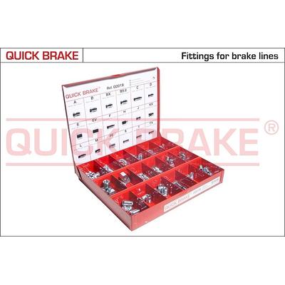 Quick Brake Überwurfmuttern und Schrauben für Bremsleitungen [Hersteller-Nr. 0001B]