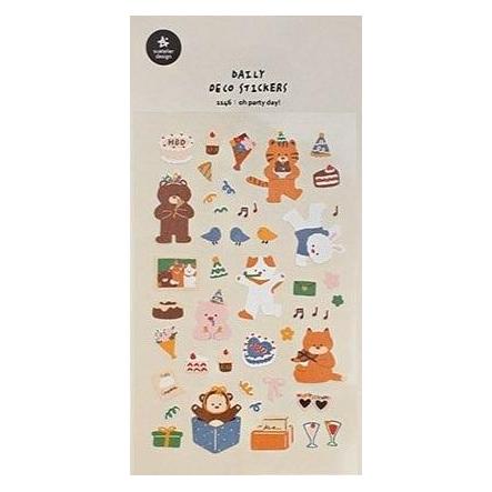 Teka Party-Dekorationsaufkleber (1 Sticker) (47994203)