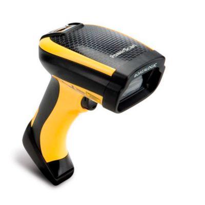 Barcodescanner Datalogic PowerScan PM9100 USB Kit, Funkreichweite 50 m, IP65, Fallschutz bis 2 m, ohne Display, inkl. Zubehör