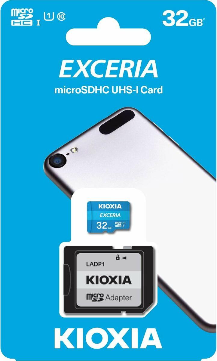 Kioxia Exceria microSD-kaart, 32GB, Generatie 1