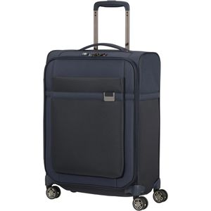 Samsonite Koffer Airea Spinner, dunkelblau, Weichschale, 4 Rollen, 41 Liter, 40 x 55 x 20cm