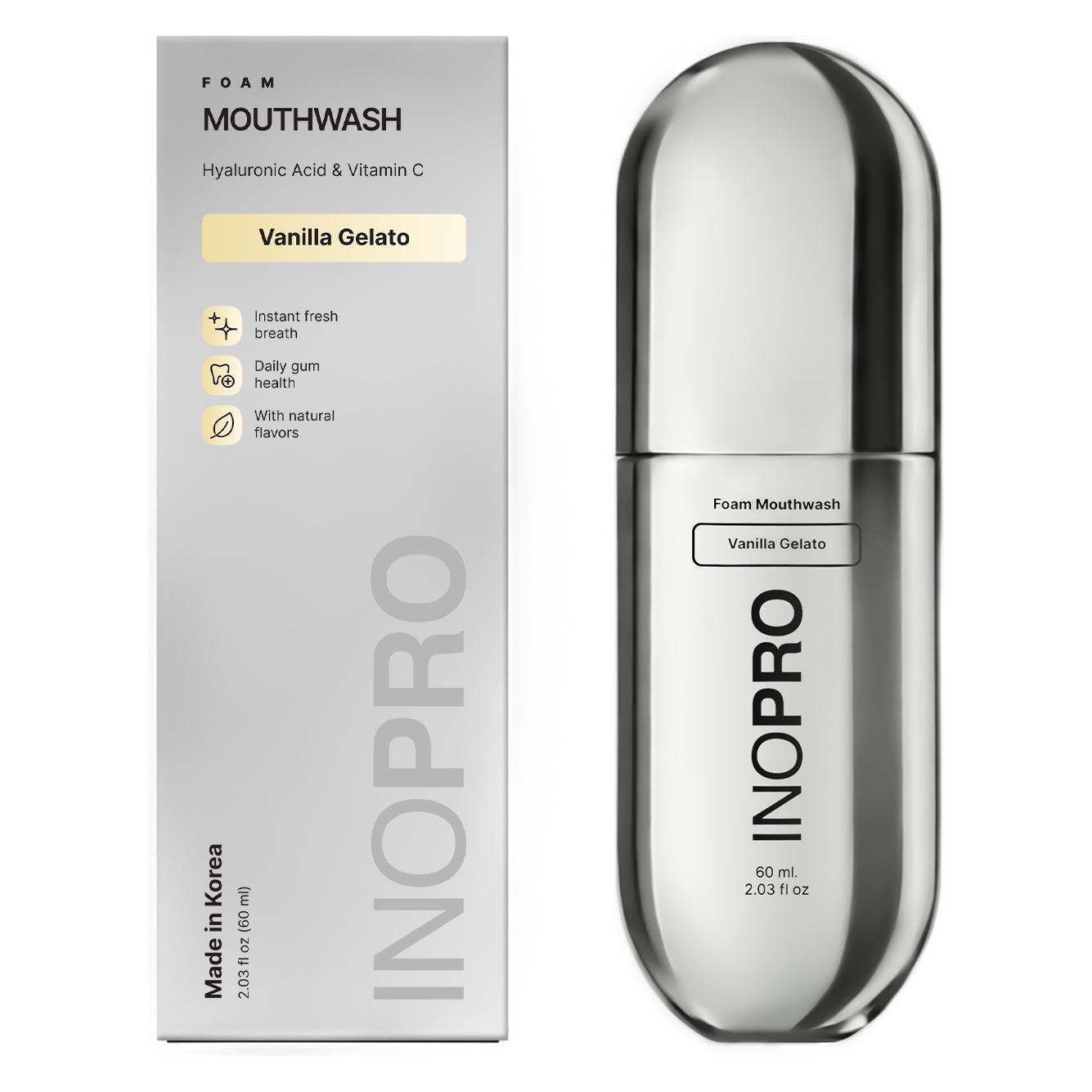 InoPro Foam Mouthwash Vanilla Gelato 2.03 fl oz (60 ml, Mundspülung) (74649397)