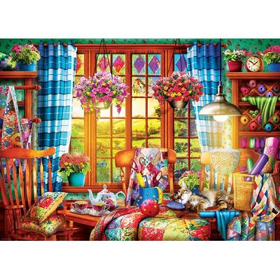 Puzzle 1000 Teile - Patchwork Craft Room