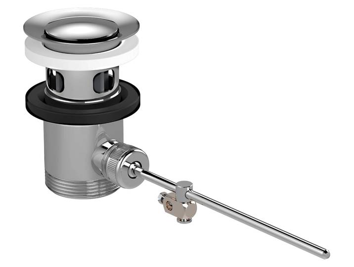 Garniture de vidage hansgrohe\, avec tige de tirage\, G1 1/4\, pour lavabo\, chromée\, 1 pièce.