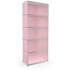 Aktenregal System 4 Metall Rosa