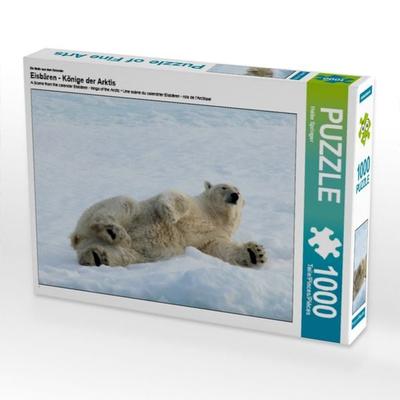 CALVENDO Puzzle Ein Motiv aus dem Kalender Eisbären - Könige der Arktis | 1000 Teile Lege-Größe 64x48cm Foto-Puzzle für glückliche Stunden