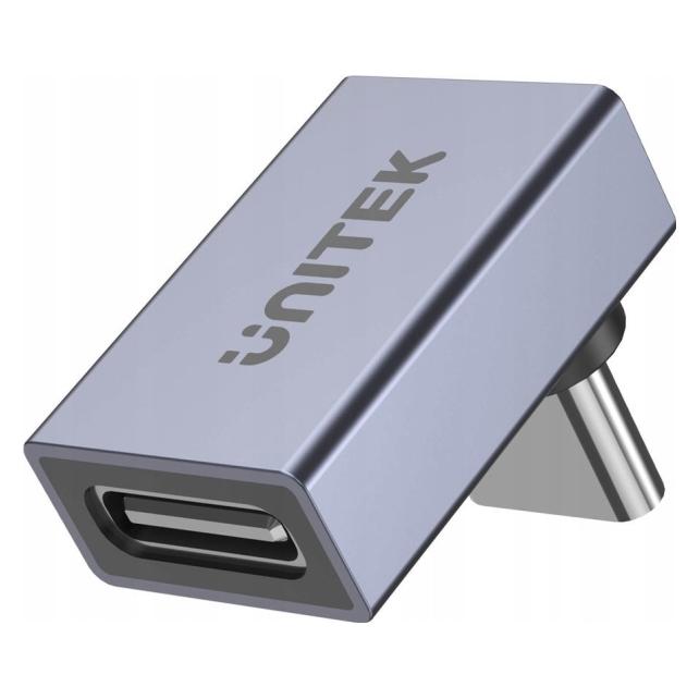 Unitek Adapter USB A1039GY01 USB-C - USB-C Szary (A1039GY01) (USB-C, USB-C) (A1039GY01)