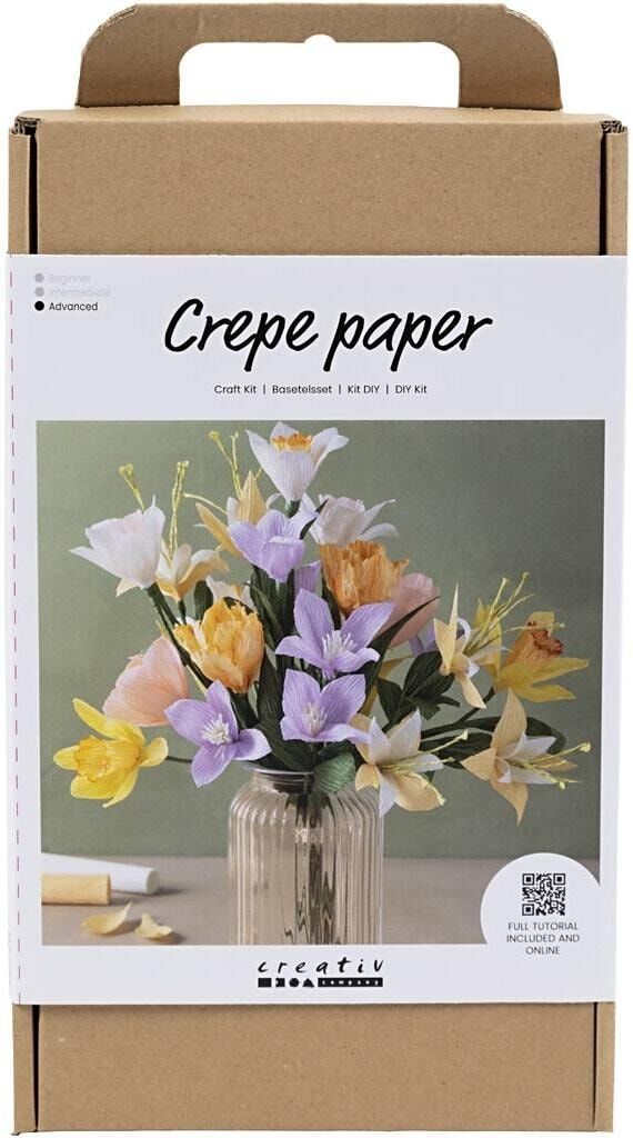 Kreativset CREATIV COMPANY "Krepppapier", bunt, Kreativsets, Kreativset bunt Einheitsgröße