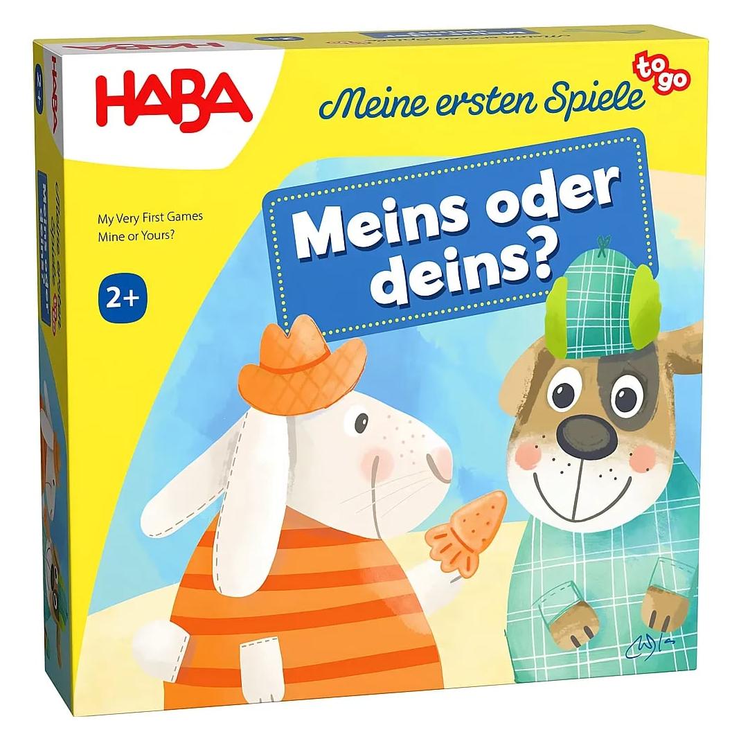 Haba Meine ersten Spiele To Go Meins oder deins? (Deutsch, Englisch) (2012218001)