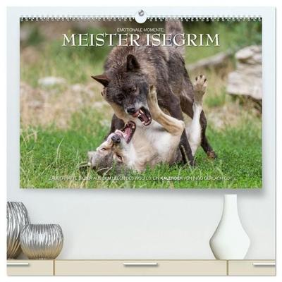 Meister Isegrim (hochwertiger Premium Wandkalender 2027 DIN A2 quer), Kunstdruck in Hochglanz