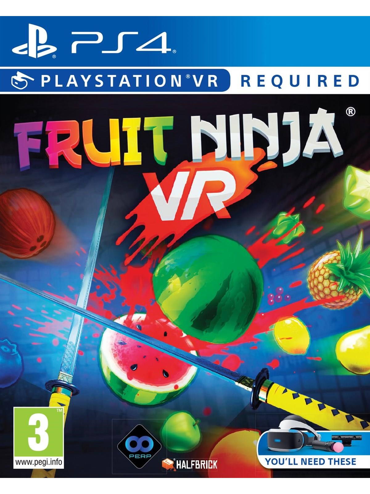 Fruit Ninja (PSVR) - Sony PlayStation 4 - Virtual Reality - PEGI 3