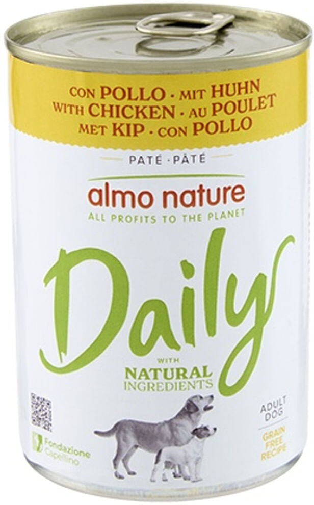 Almo Nature Daily Dog Lattina 400G POLLO