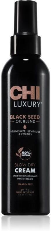 CHI Luxury Black Seed Oil Blow Dry Cream Nährende Hitzeschutz-Creme für glatte Haare 177 ml