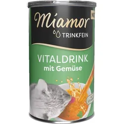 Miamor Trinkfein Vitaldrink mit Gemüse | 24x 135ml für Katzen