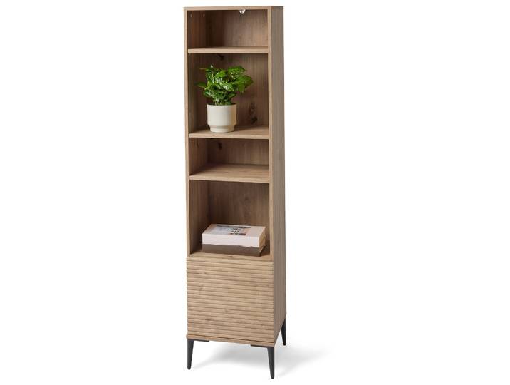 Tchibo - Regal »Reet« mit Lamellenoptik - 40,2x37x165cm - schwarz -