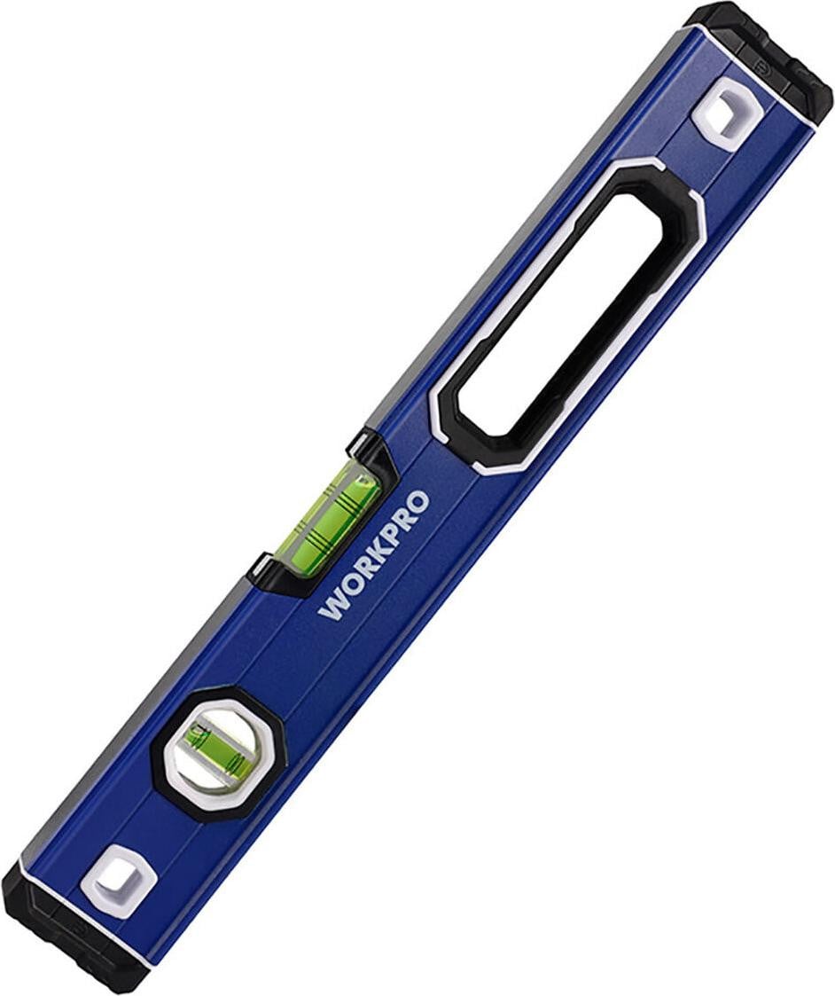 Workpro aluminium waterpas met magnetische voet, 40 cm