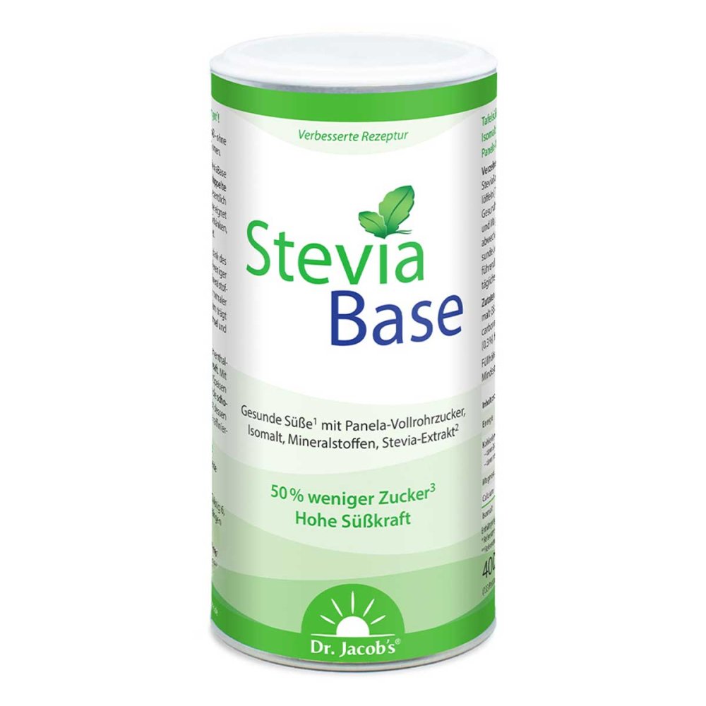 Dr. Jacob's Medical GmbH Dr. Jacob's SteviaBase Panela-Vollrohrzucker Isomalt Stevia 00678311
