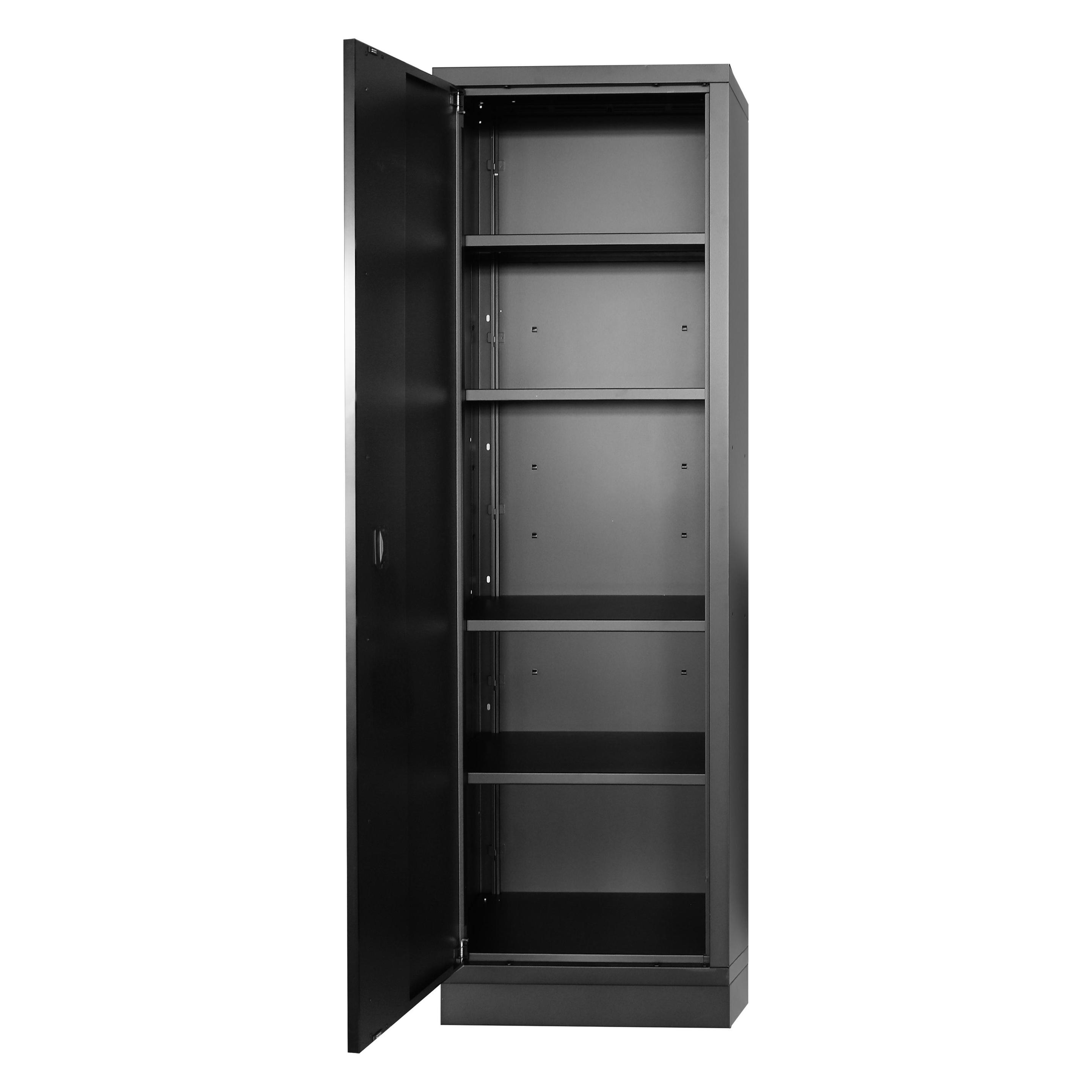 Kraftwerk Mobilio Hochschrank BLK (60 cm, 200 cm) (3964-02-BLK)