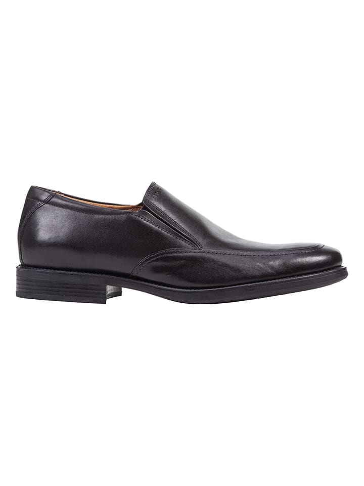Geox Leder-Slipper "Federico" in Schwarz - 42