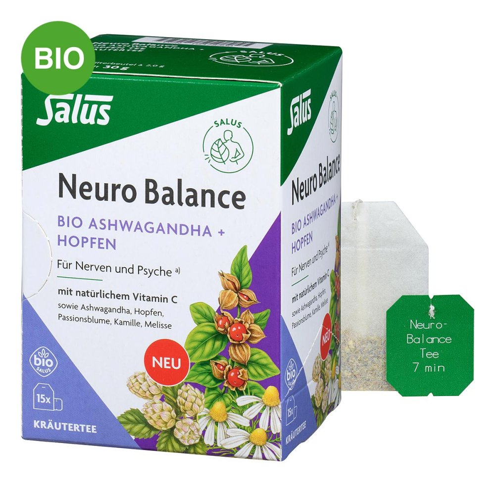 SALUS Pharma GmbH Neuro Balance Bio Ashwagandha+Hopfen Tee Salus 19375300