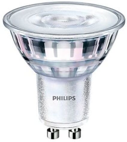 Philips lâmpada LED GU10 luz neutra regulável 4W   50W