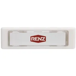 Renz, Klingel + Türsprechanlage, Kombitaster Lira 97-9-85110.9016 weiss