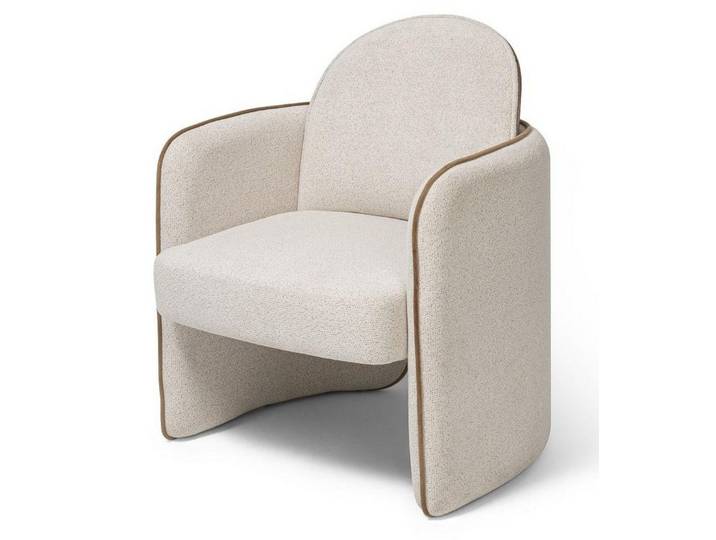Xlmoebel Loungesessel Beiger Loungesessel im modernen Design mit elegantem Komfort (1-St), Made in Europa