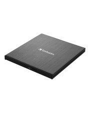 Verbatim Slimline Blu-ray ReWriter extern USB 3.1+USB-C 1 (43888)