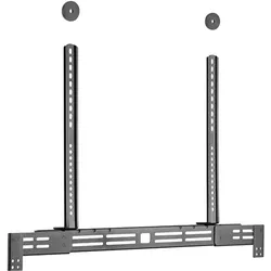 Hagor LS-1 Soundbar (Wandmontage, Nicht beweglich), Lautsprecher Ständer + Wandmontage, Schwarz