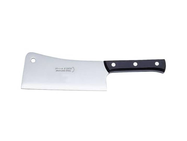 F. DICK Ladenspalter 20 cm - rostfrei, Klinge extra scharf, 56 HRC, Spalter stabiler Griff hygienisch - Spezialstahl Küchenspalter - Profi Messer - 92098200, Silber