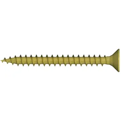 Reisser Q200 plus, Spanplattenschraube, Flachsenkkopf, Vollgewinde, TX, Stahl, verzinkt, gelb chroma - Q09250S122-050025V-1