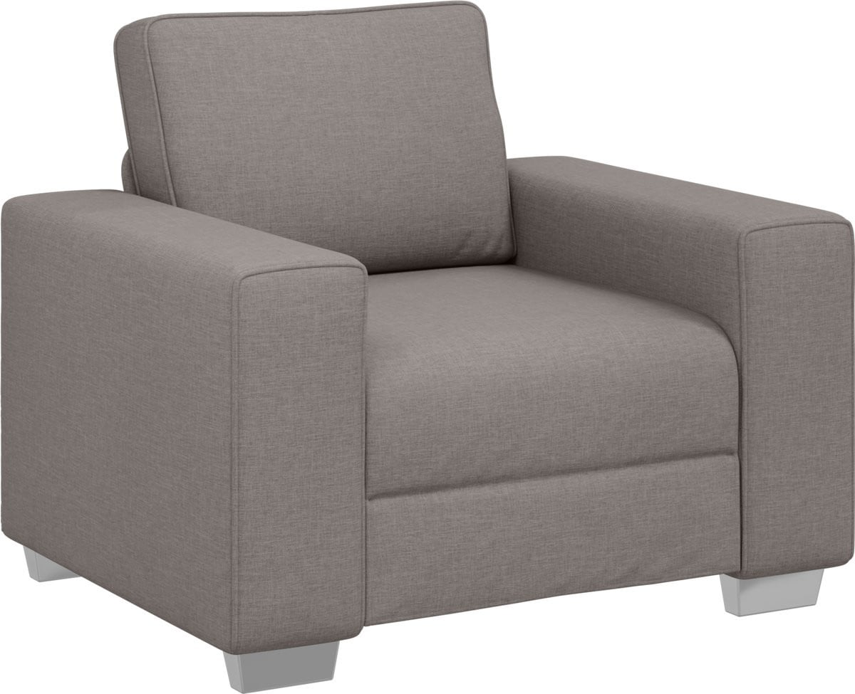 vidaXL Moderne Sofa voor volwassenen - Taupe - 100 cm