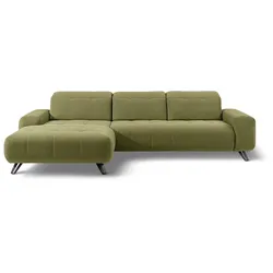 Segmüller Werkstätten Ecksofa Marlo02 Stoff Grün