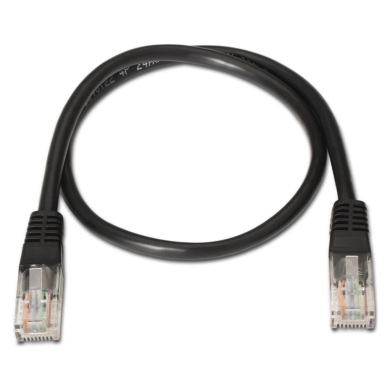 Aisens Cable Network Utp Cat5e Rj45 3m Black (U/UTP, CAT5e, 3 m) (A133-0205)