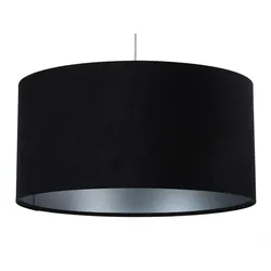 HÄNGELEUCHTE Schwarz 50/25 cm