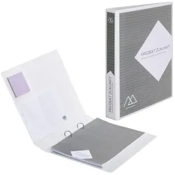 Exacompta Ringbuch Kreacover 4,70 cm, weiß