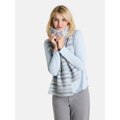 Schal LIEBLINGSSTÜCK "Damen-Strickschal", Damen, Gr. onesize, blau (430, light blau), Wollmischung, Modetücher Schal, mit Woll-Anteil