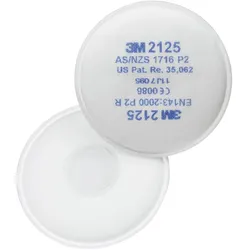 3M, Atemschutzmaske, Particulates Filter for use with 6000 Series Respirator, 7000 Series Respirator 2125 (P2, P2 R, 20x)