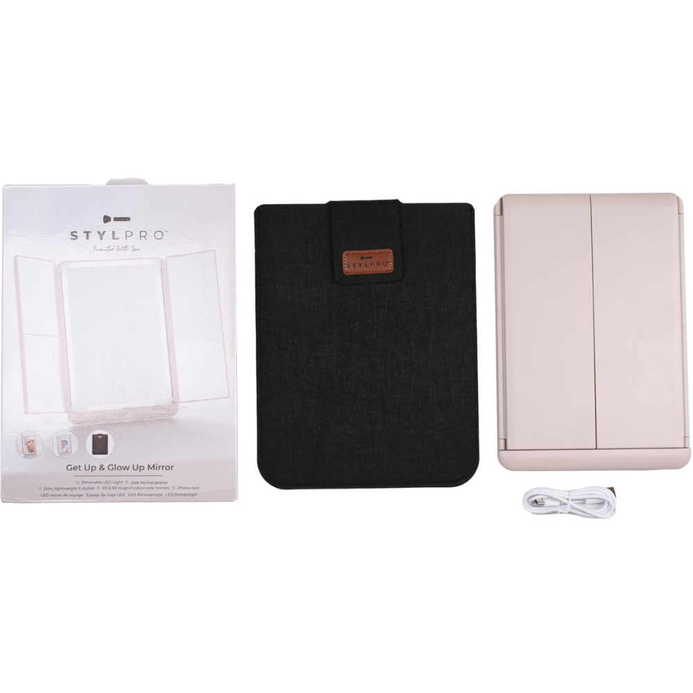 StylPro Get Up and Glow Up Bi-Folding Mirror 1&nbsp;un.