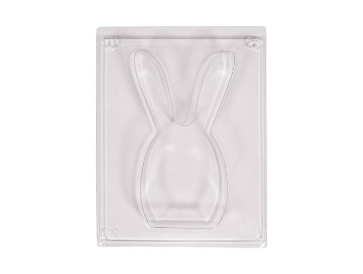PET Giessform Häschen, Motiv: 12,3x6,8cm, Tiefe bis 1,8cm