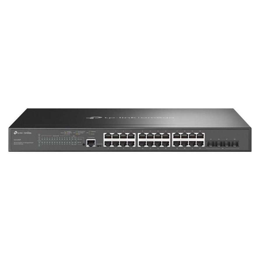 TP-Link SG3428MP (TL-SG3428MP) JetStream 28-Port Gigabit L2+ Managed Switch with 24-Port PoE+ (28 Ports) (SG3428MP)