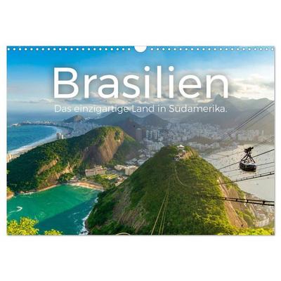 Brasilien - Das einzigartige Land in Südamerika. (Wandkalender 2027 DIN A3 quer), CALVENDO Monatskalender