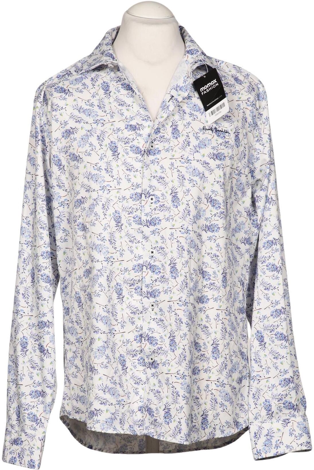 Paul Smith Herren Hemd, Mehrfarbig, Gr. L, Baumwolle - Second Hand