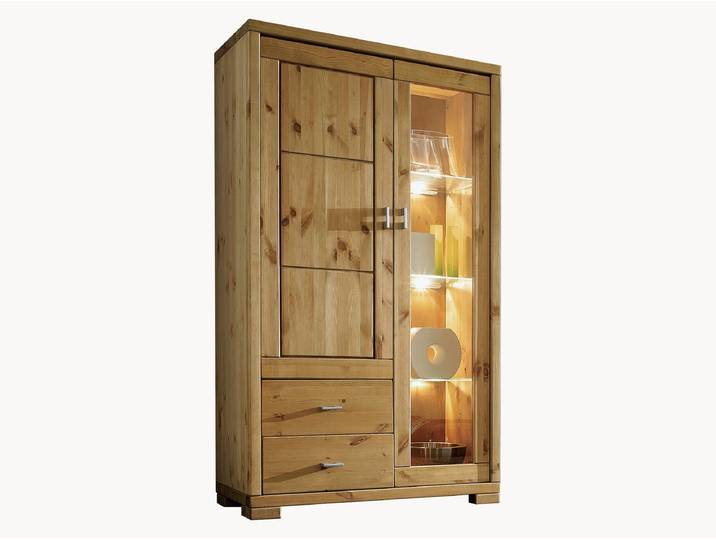 Highboard Mascella - Variante 03 - weiß-lasiert