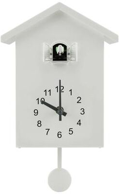 Uplift Picks Creative Cuckoo Wall Clock With Bird Sound And Silent Movement white B