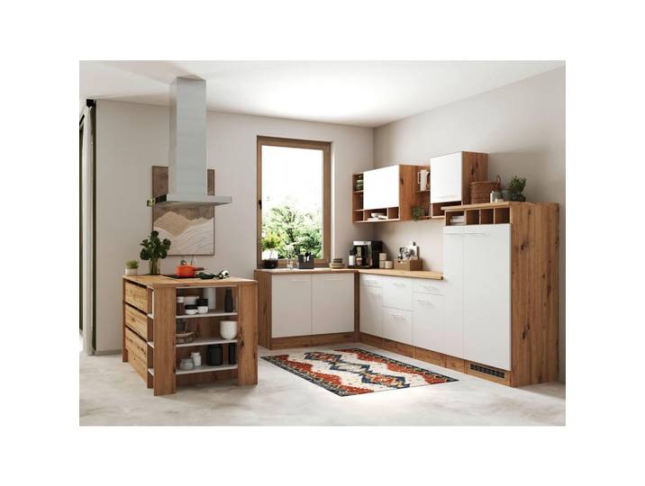 KÜCHENBLOCK HILDE INSELKÜCHE 310 CM