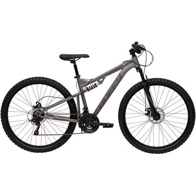 Mountainbike HUFFY "Marker Vollgefedertes Mountainbike, 27.5-Zoll Räder" Gr. 44, grau, Fahrräder, 44cm, 27,5 Zoll (69,85cm) hinten: 27,5 Zoll (69,85cm)