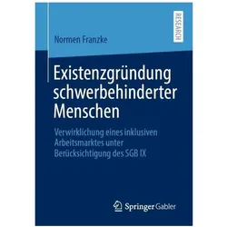 Franzke:Existenzgründung schwerbehinder, Fachbücher von Normen Franzke