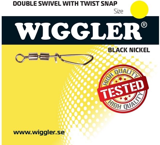 Wiggler Double Swivel W/ Twist Snap