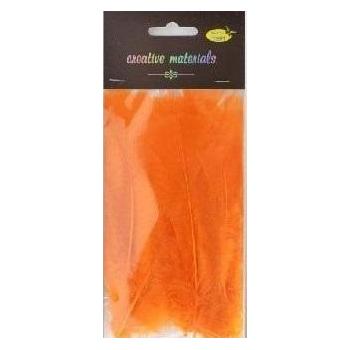 Teka Weiche orangefarbene Federn 15 Stk (47995253)